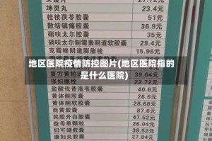 地区医院疫情防控图片(地区医院指的是什么医院)