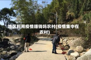 地区利用疫情赚钱吗农村(疫情集中在农村)