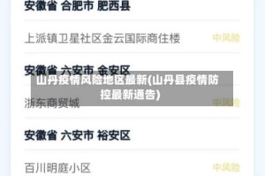 山丹疫情风险地区最新(山丹县疫情防控最新通告)