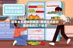 容易发生疫情的地区/疫情期间最容易感染的三个地方