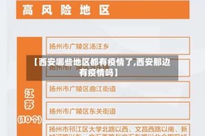 【西安哪些地区都有疫情了,西安那边有疫情吗】