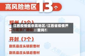 江西疫情低中高地区/江西省疫情严重吗?