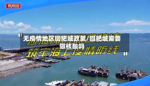 无疫情地区回肥城政策/回肥城需要做核酸吗-第3张图片