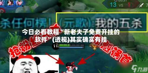 今日必看教程“新老夫子免费开挂的软件”(透视)其实确实有挂-第1张图片