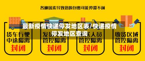 最新疫情快递停发地区表/快递疫情停发地区查询-第3张图片
