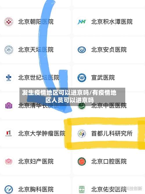 发生疫情地区可以进京吗/有疫情地区人员可以进京吗-第2张图片