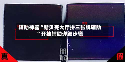 辅助神器“新贝壳大厅拼三张牌辅助”开挂辅助详细步骤-第1张图片