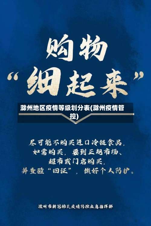 滁州地区疫情等级划分表(滁州疫情管控)-第3张图片